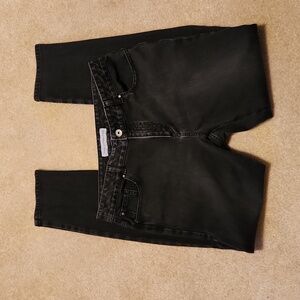 Chico's Women's Platinum Denim Black Jeans Size 1 = 10